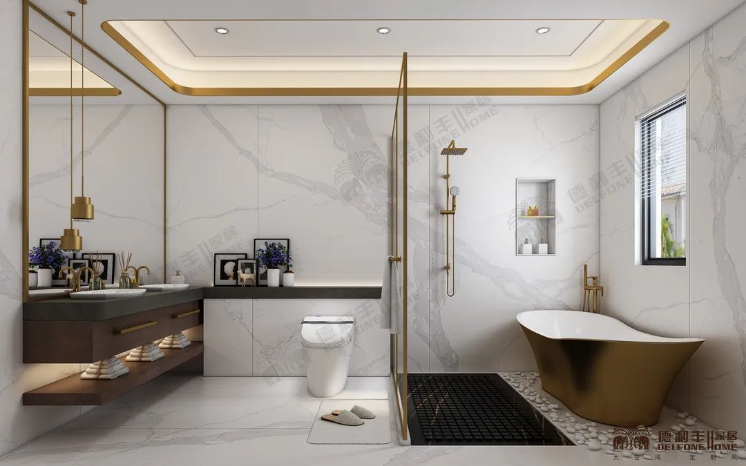 德利豐，＂?。⒁妿r板之美 體驗不一樣的衛(wèi)浴輕奢范兒(圖4)