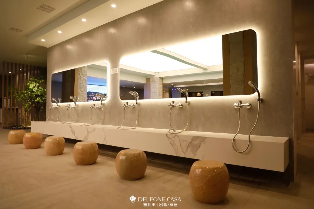 實景案例 | 6000㎡高端巖板會所，奢華感拉滿！(圖6)