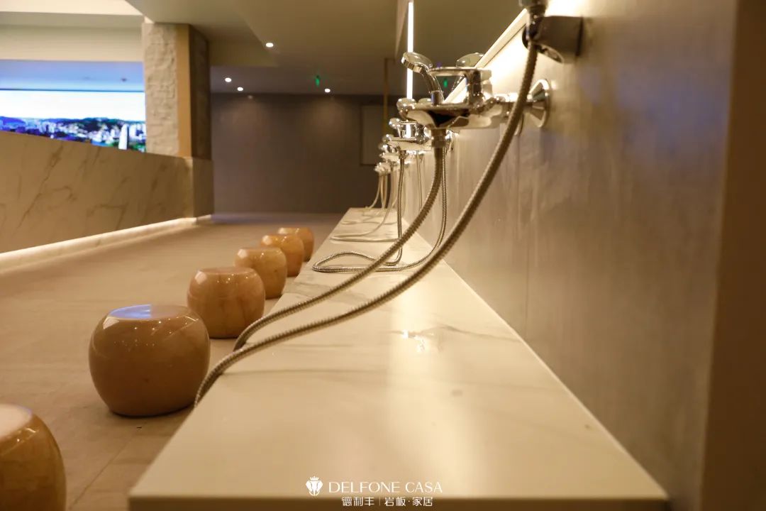 實景案例 | 6000㎡高端巖板會所，奢華感拉滿！(圖7)