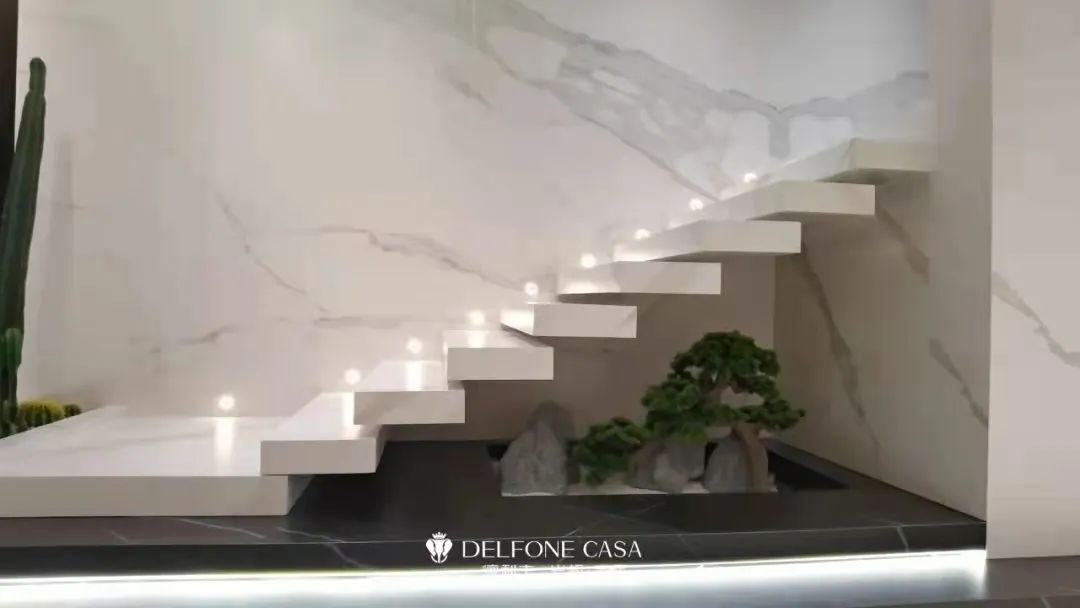 這幾款巖板樓梯，一個(gè)比一個(gè)驚艷！(圖9)