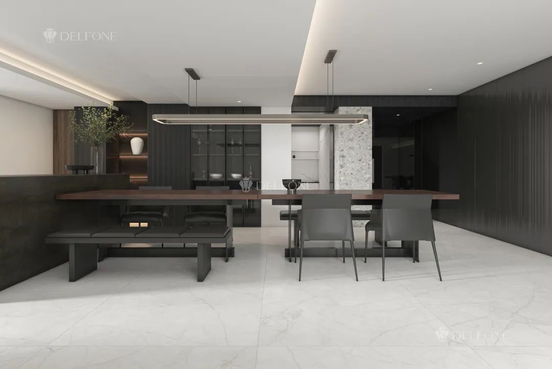 DELFONE家裝巖板 | 克里特雪白、米諾斯白，以一抹純凈的白色演繹靜謐之境