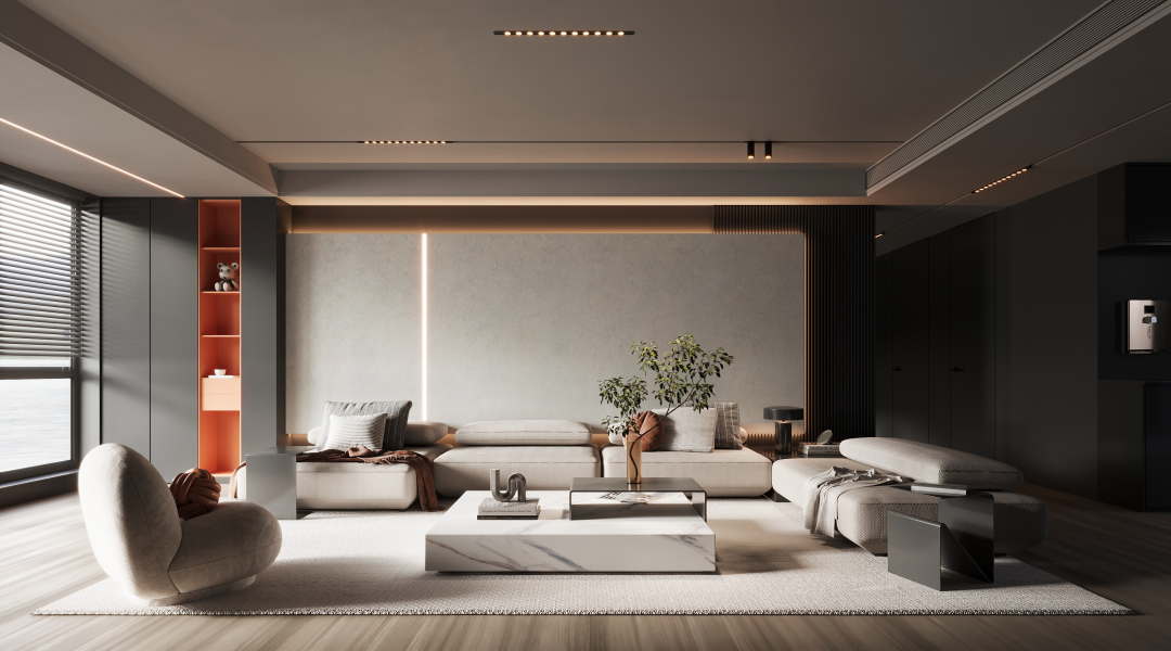 客廳背景墻這樣設計，很nice！