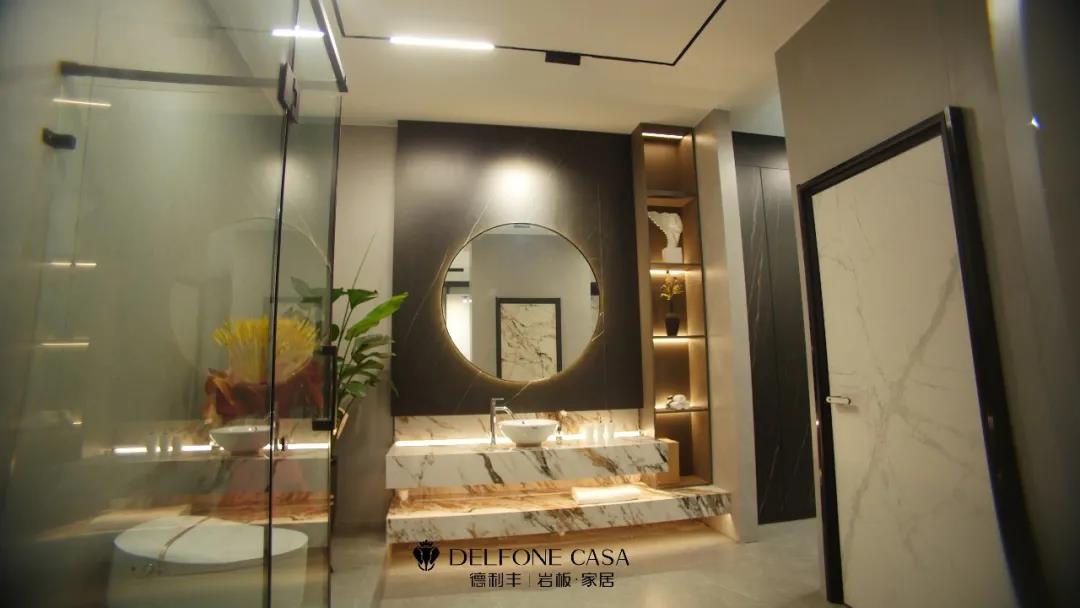 探店速遞 | 德利豐滕州巖板展館，呈現(xiàn)獨特空間美感