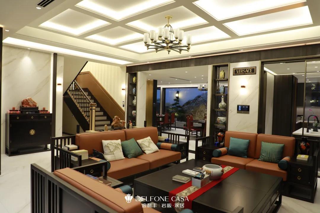 家裝案例 | 280㎡蘇州園林式巖板別墅，古典尊貴，古色古香(圖10)