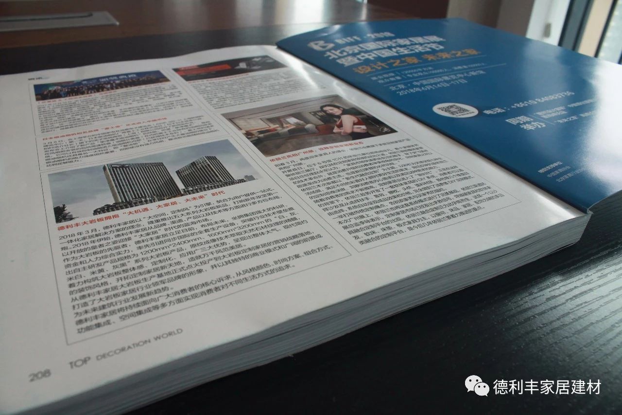 德利豐家居亮相《TOP裝潢世界》，詮釋巖板應(yīng)用(圖5)