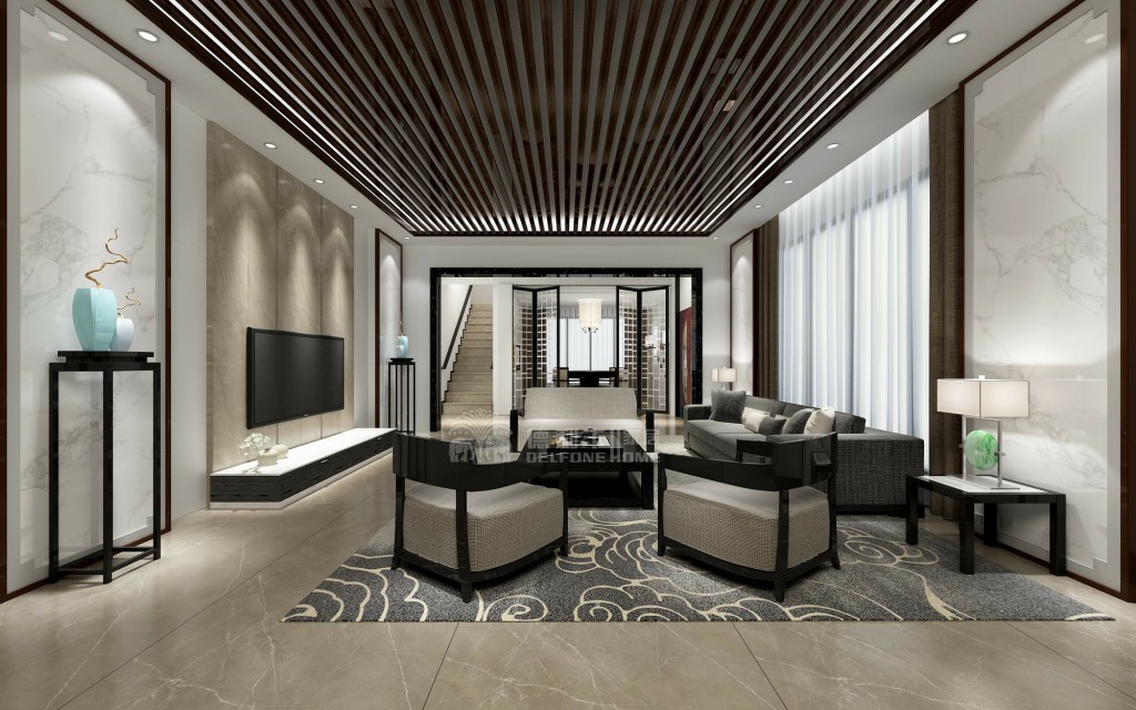 這才真正叫電視背景墻，你家只是電視掛墻上(圖3)