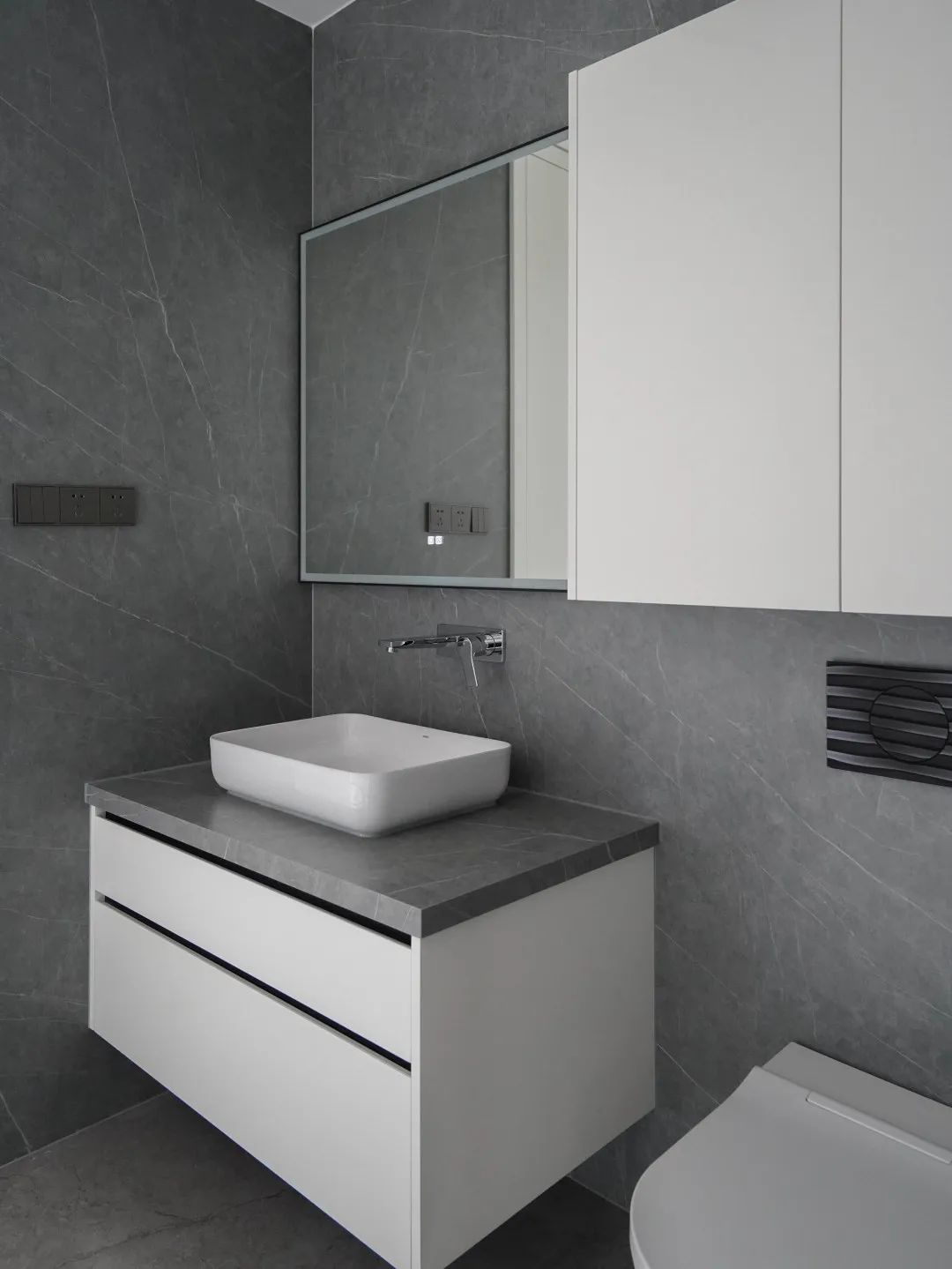 DELFONE實景案例 | 重慶270㎡私宅巖板全案應(yīng)用，簡奢入境(圖12)