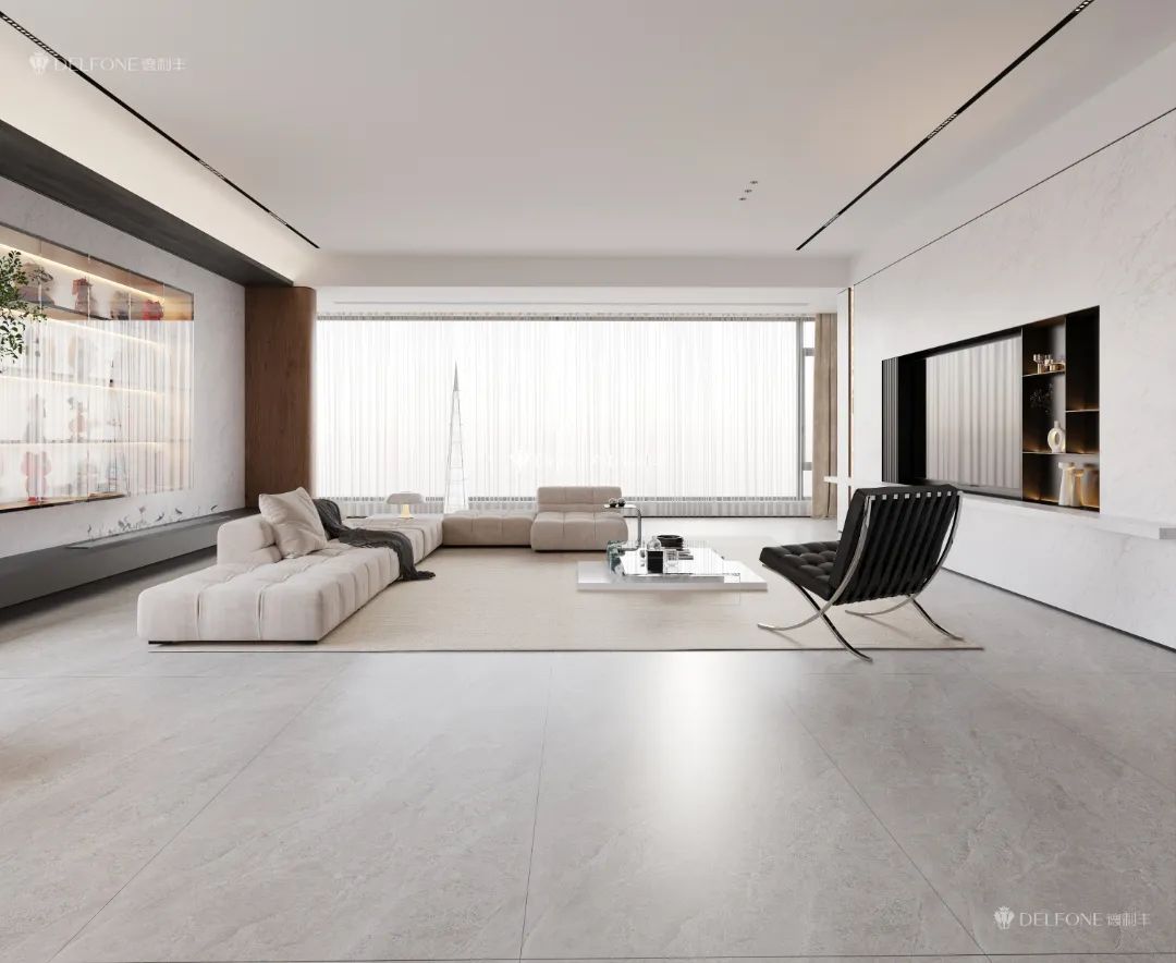 DELFONE案例分享 | 161㎡現(xiàn)代風(fēng)格大平層，簡約生活美學(xué)(圖2)