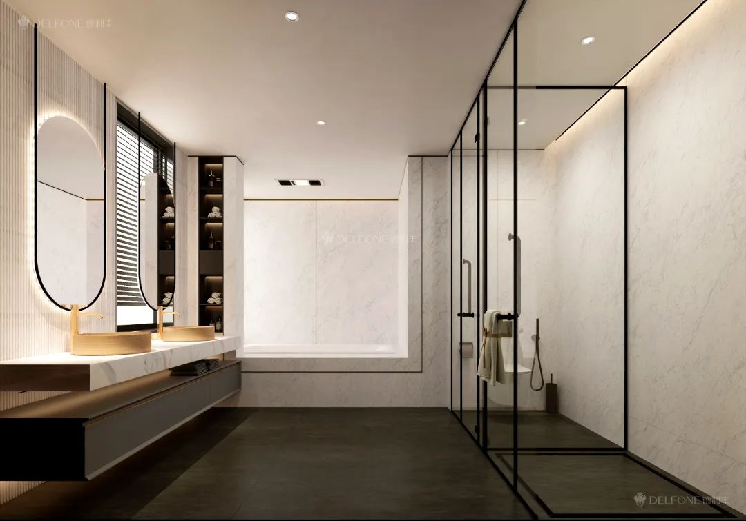 DELFONE案例分享 | 161㎡現(xiàn)代風(fēng)格大平層，簡約生活美學(xué)(圖8)