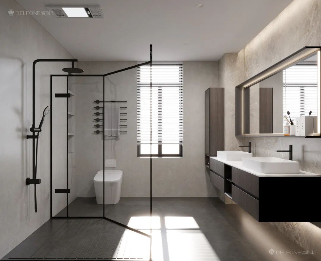 DELFONE案例分享 | 246㎡現(xiàn)代輕奢大平層，巖美生活心之所向(圖13)