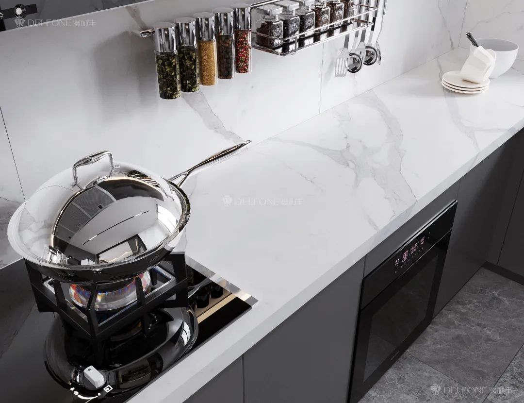 DELFONE案例分享 | 246㎡現(xiàn)代輕奢大平層，巖美生活心之所向(圖9)