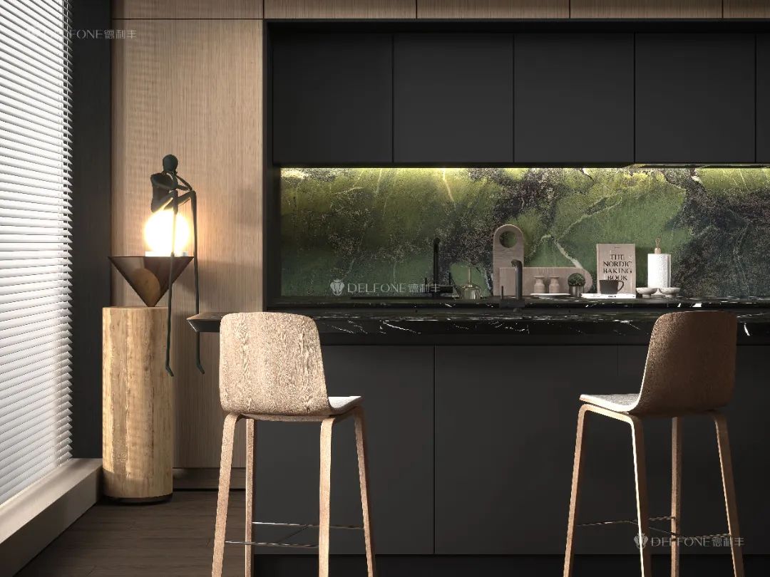 DELFONE新品 | 數(shù)碼玲瓏石·牛油果綠，油畫般質(zhì)感賦予空間藝術(shù)生命力(圖16)