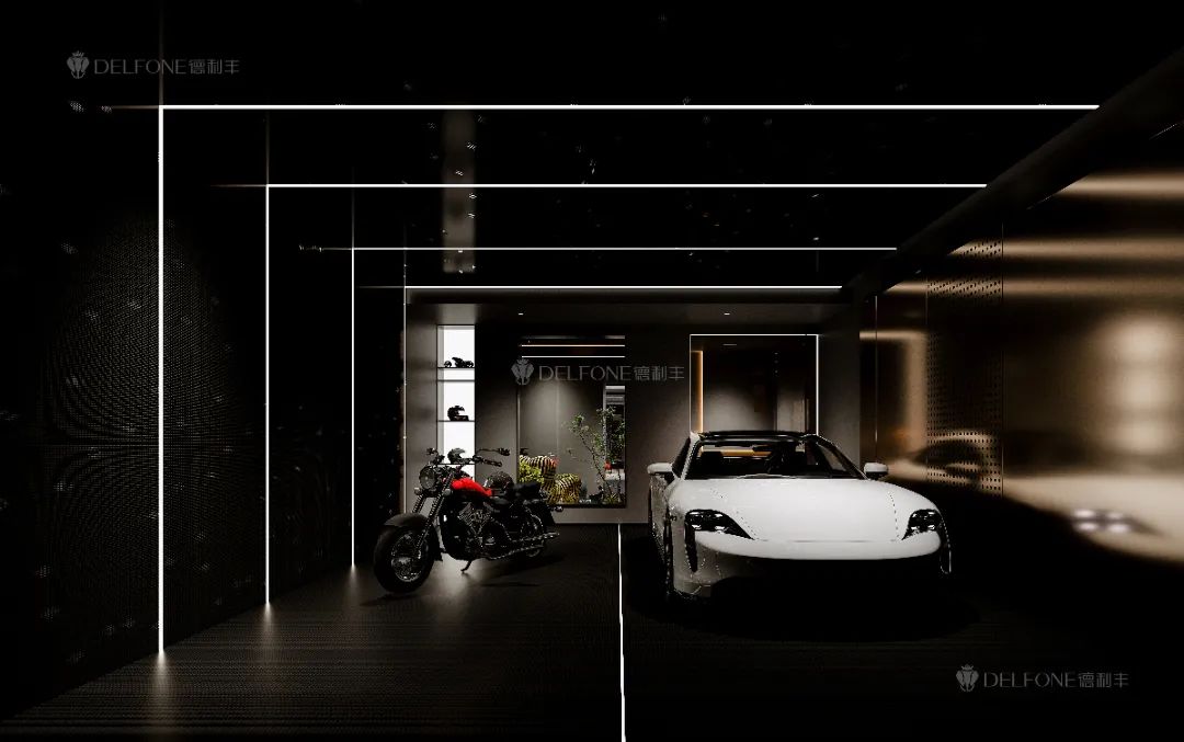 德利豐·GTS 07系列 | 保時(shí)捷黑，超跑設(shè)計(jì)綻放空間藝術(shù)之美(圖3)